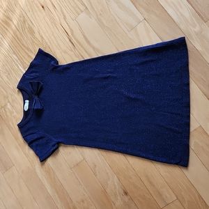 H&M Blue Sparkle Sweater Dress